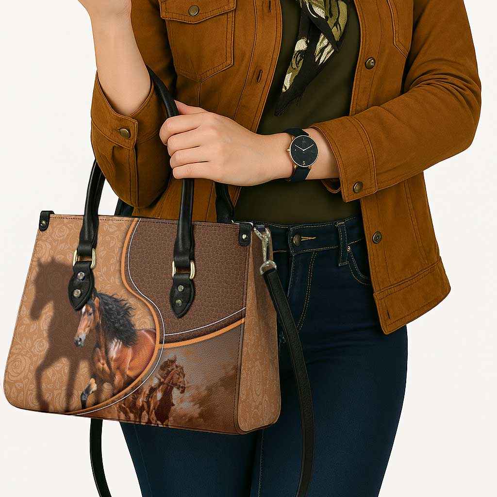 Horse Racing Leather Bag Royal Race Leather Effect