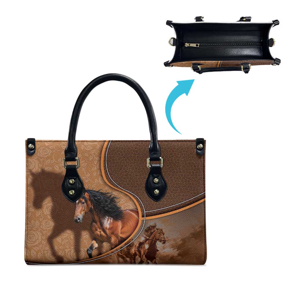 Horse Racing Leather Bag Royal Race Leather Effect