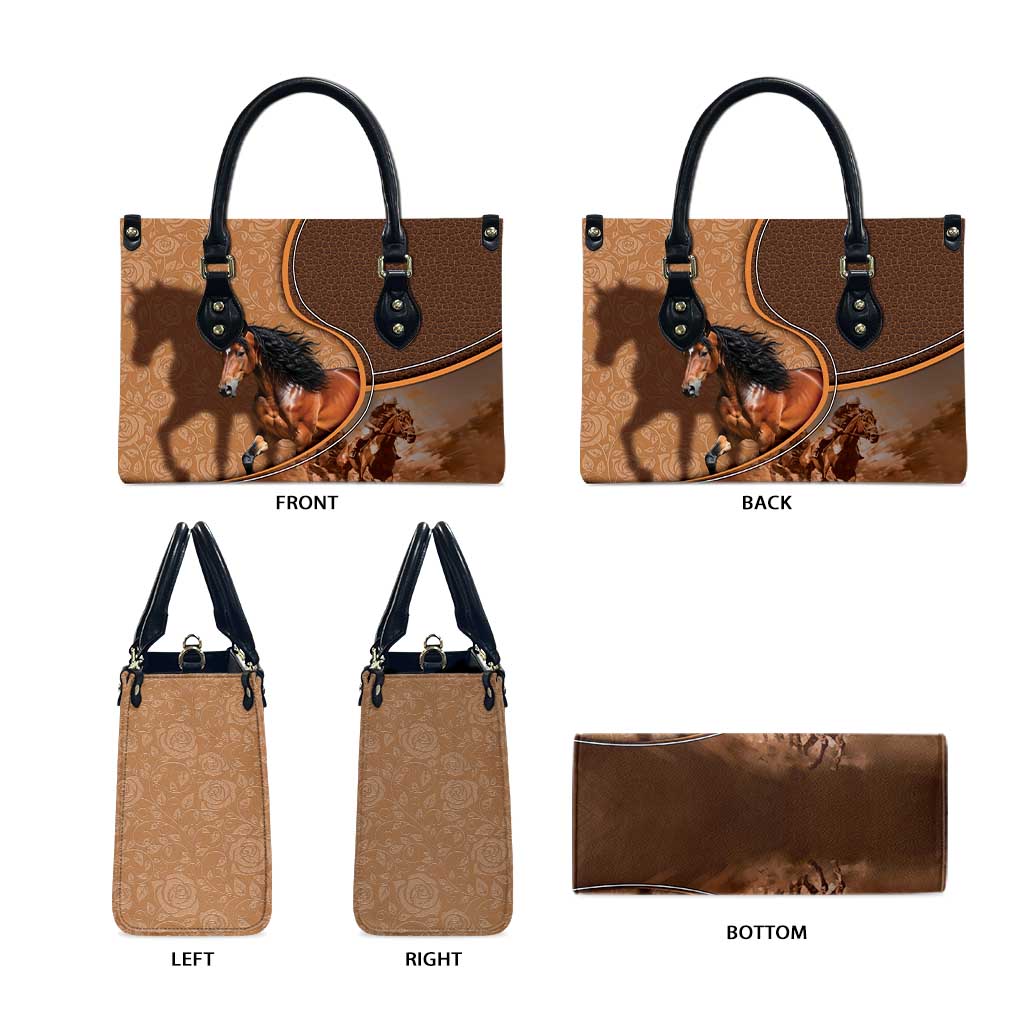 Horse Racing Leather Bag Royal Race Leather Effect