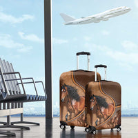 Horse Racing Luggage Cover Royal Race Leather Effect