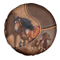 Horse Racing Spare Tire Cover Royal Race Leather Effect