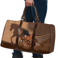Horse Racing Travel Bag Royal Race Leather Effect
