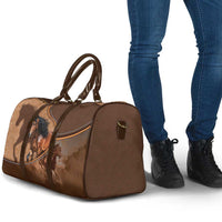 Horse Racing Travel Bag Royal Race Leather Effect