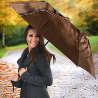 Horse Racing Umbrella Royal Race Leather Effect