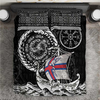Viking Faroe Islands Bedding Set Faroese Viking Ship