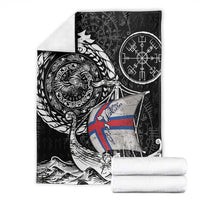 Viking Faroe Islands Blanket Faroese Viking Ship