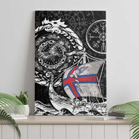 Viking Faroe Islands Canvas Wall Art Faroese Viking Ship