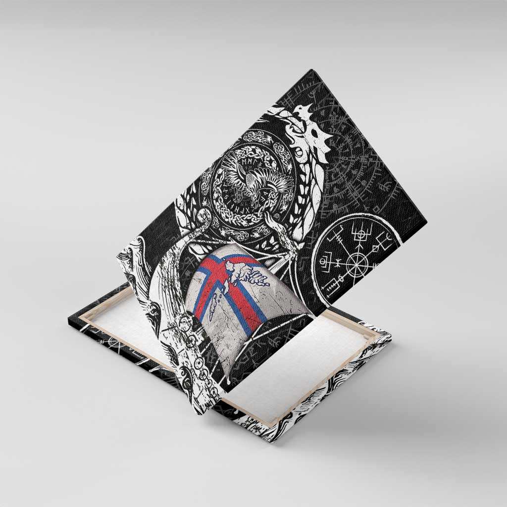 Viking Faroe Islands Canvas Wall Art Faroese Viking Ship
