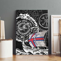 Viking Faroe Islands Canvas Wall Art Faroese Viking Ship