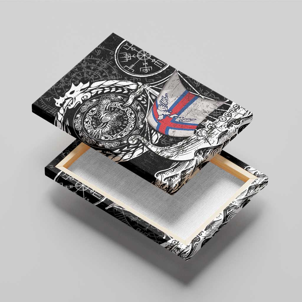Viking Faroe Islands Canvas Wall Art Faroese Viking Ship