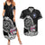 Personalized Viking Faroe Islands Couples Matching Summer Maxi Dress and Hawaiian Shirt Faroese Viking Ship