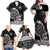 Personalized Viking Faroe Islands Family Matching Off Shoulder Maxi Dress and Hawaiian Shirt Faroese Viking Ship