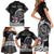 Personalized Viking Faroe Islands Family Matching Short Sleeve Bodycon Dress and Hawaiian Shirt Faroese Viking Ship