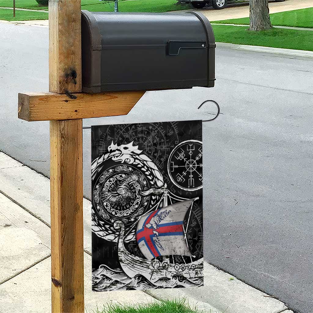 Viking Faroe Islands Garden Flag Faroese Viking Ship