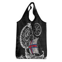 Viking Faroe Islands Grocery Bag Faroese Viking Ship
