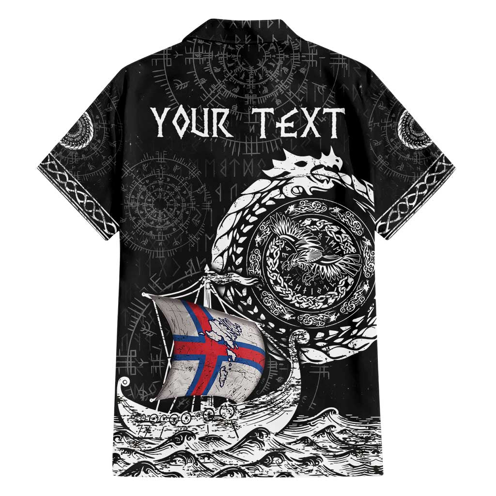 Personalized Viking Faroe Islands Hawaiian Shirt Faroese Viking Ship