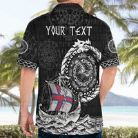 Personalized Viking Faroe Islands Hawaiian Shirt Faroese Viking Ship