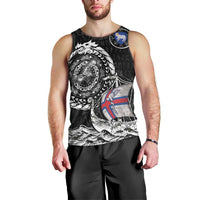 Personalized Viking Faroe Islands Men Tank Top Faroese Viking Ship