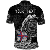 Personalized Viking Faroe Islands Polo Shirt Faroese Viking Ship