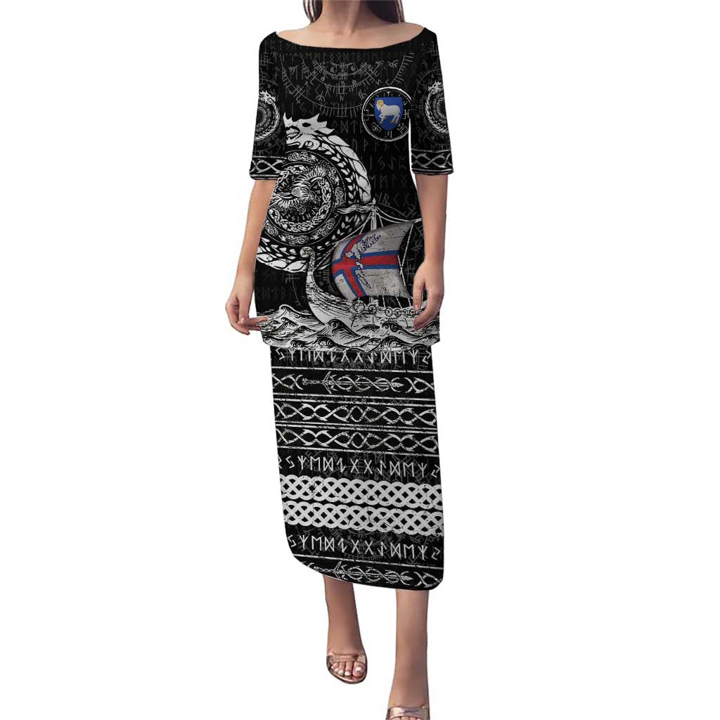 Personalized Viking Faroe Islands Puletasi Faroese Viking Ship