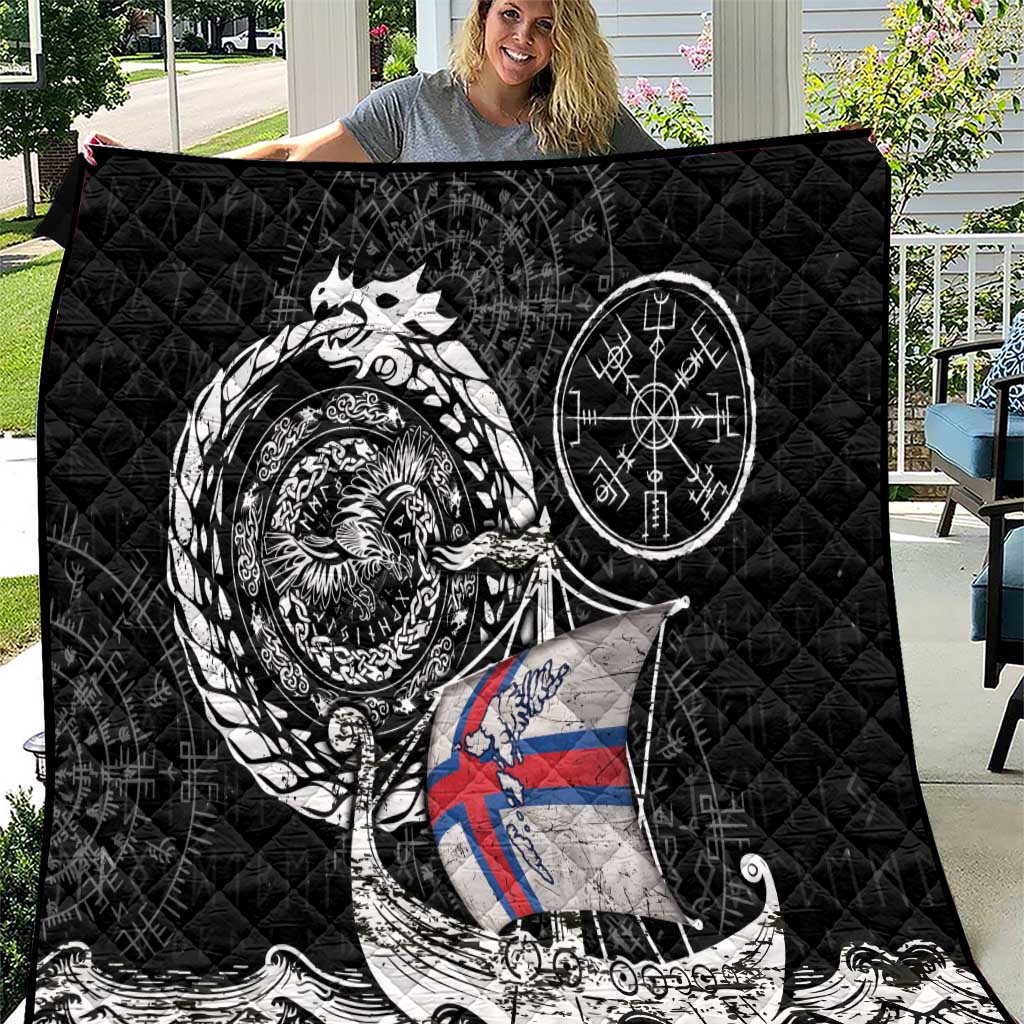 Viking Faroe Islands Quilt Faroese Viking Ship