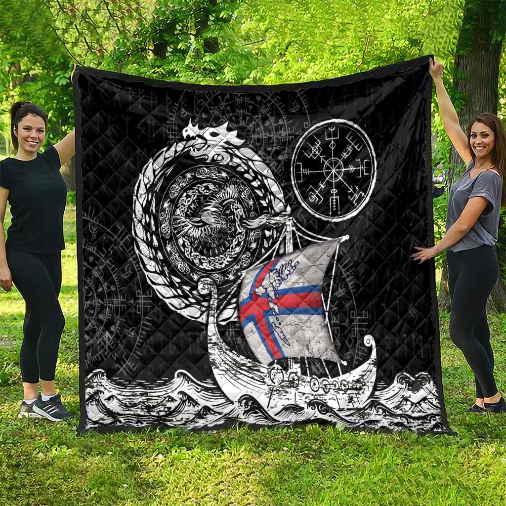 Viking Faroe Islands Quilt Faroese Viking Ship