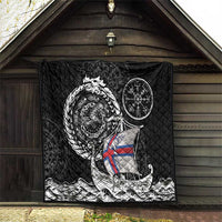 Viking Faroe Islands Quilt Faroese Viking Ship
