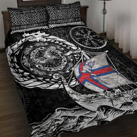 Viking Faroe Islands Quilt Bed Set Faroese Viking Ship