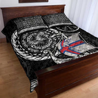 Viking Faroe Islands Quilt Bed Set Faroese Viking Ship