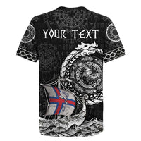 Personalized Viking Faroe Islands Rugby Jersey Faroese Viking Ship