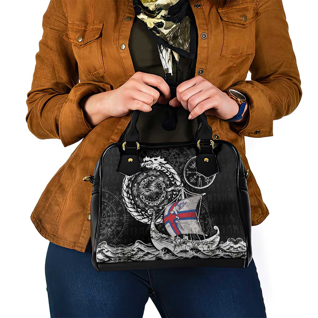 Viking Faroe Islands Shoulder Handbag Faroese Viking Ship