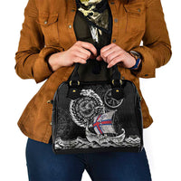 Viking Faroe Islands Shoulder Handbag Faroese Viking Ship