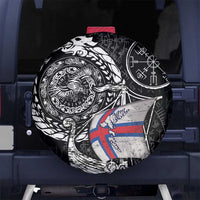 Viking Faroe Islands Spare Tire Cover Faroese Viking Ship