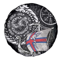 Viking Faroe Islands Spare Tire Cover Faroese Viking Ship