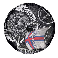 Viking Faroe Islands Spare Tire Cover Faroese Viking Ship