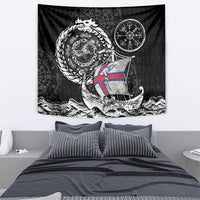 Viking Faroe Islands Tapestry Faroese Viking Ship