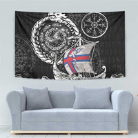 Viking Faroe Islands Tapestry Faroese Viking Ship