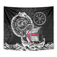 Viking Faroe Islands Tapestry Faroese Viking Ship