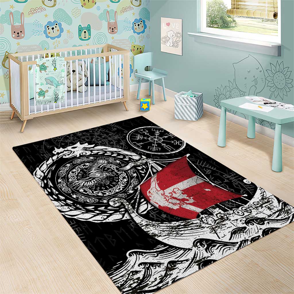 Viking Denmark Area Rug Danish Viking Ship