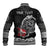 Personalized Viking Denmark Baseball Jacket Danish Viking Ship