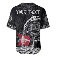 Personalized Viking Denmark Baseball Jersey Danish Viking Ship