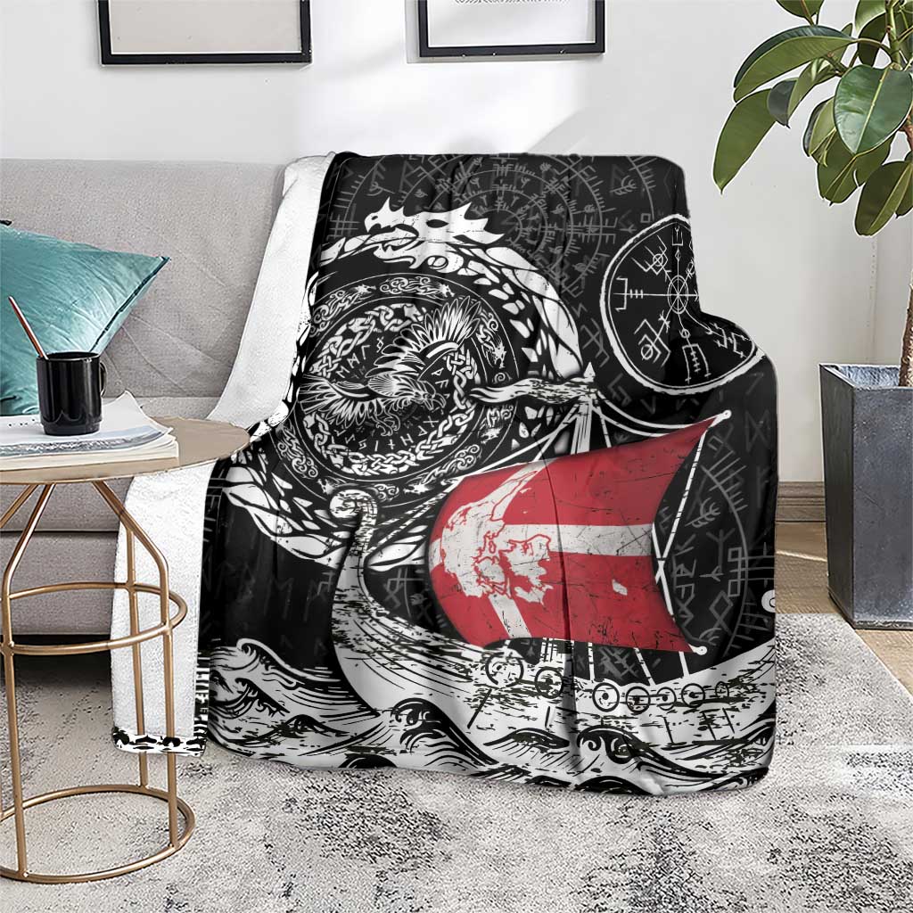Viking Denmark Blanket Danish Viking Ship