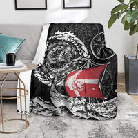 Viking Denmark Blanket Danish Viking Ship