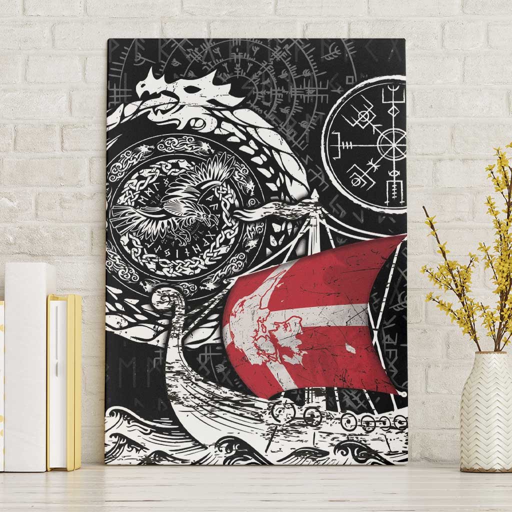 Viking Denmark Canvas Wall Art Danish Viking Ship