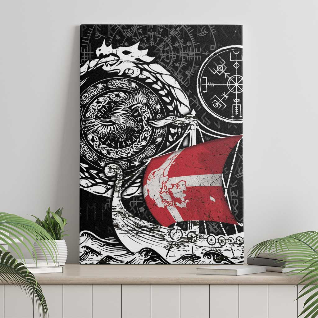 Viking Denmark Canvas Wall Art Danish Viking Ship