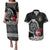 Personalized Viking Denmark Couples Matching Puletasi and Hawaiian Shirt Danish Viking Ship