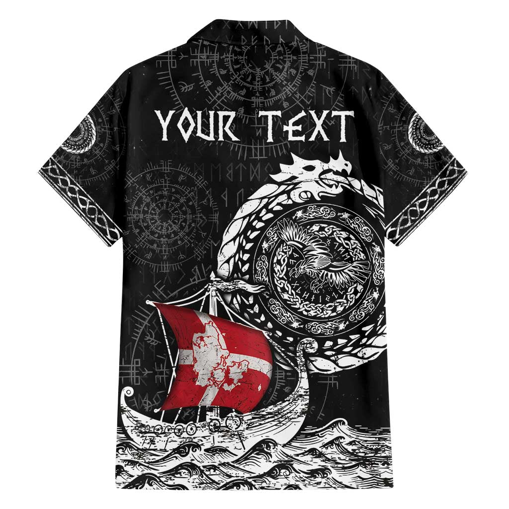 Personalized Viking Denmark Family Matching Long Sleeve Bodycon Dress and Hawaiian Shirt Danish Viking Ship