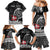 Personalized Viking Denmark Family Matching Mermaid Dress and Hawaiian Shirt Danish Viking Ship