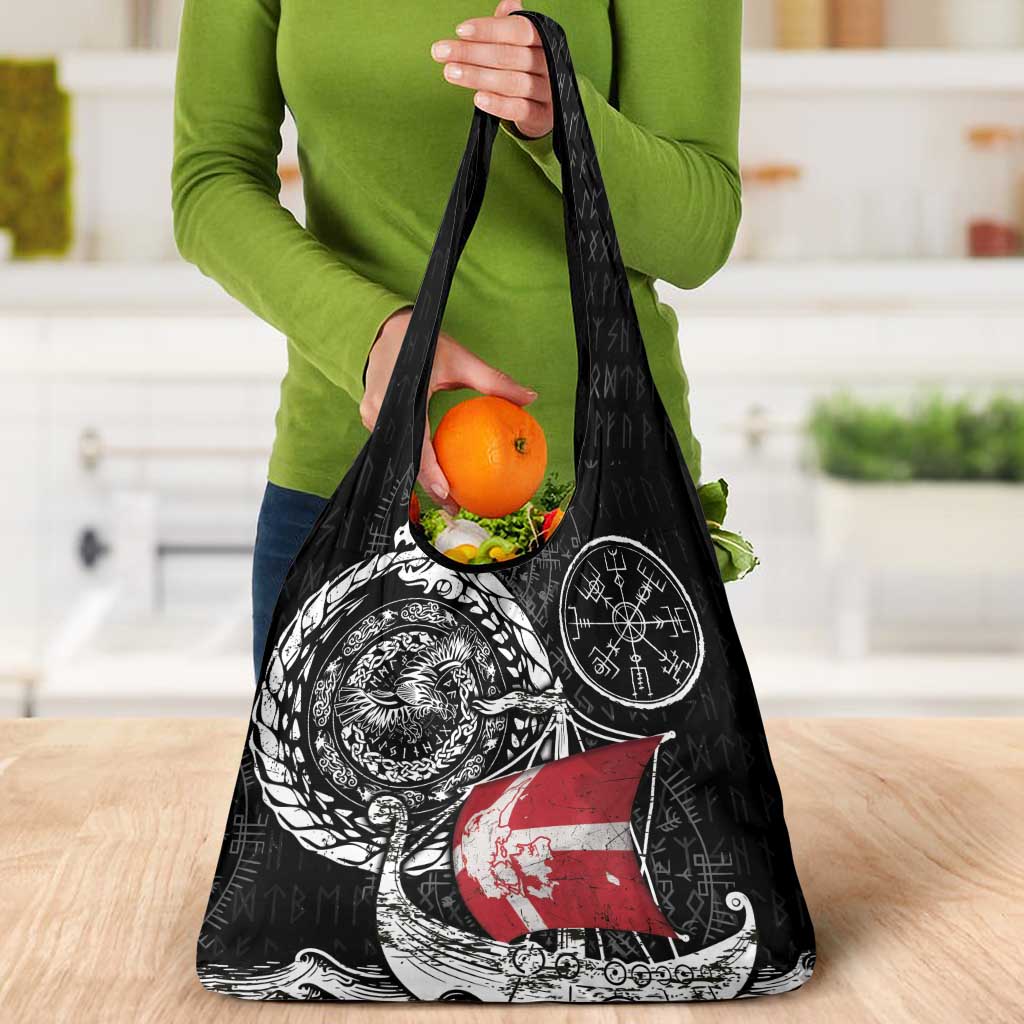Viking Denmark Grocery Bag Danish Viking Ship
