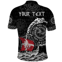 Personalized Viking Denmark Polo Shirt Danish Viking Ship